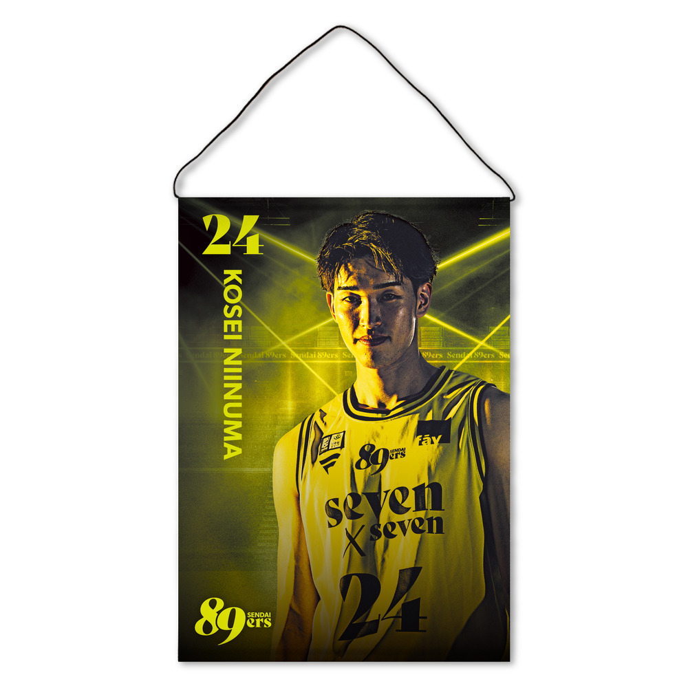 受注販売】選手タペストリー 2025-26｜仙台89ERS｜B.LEAGUE（Bリーグ